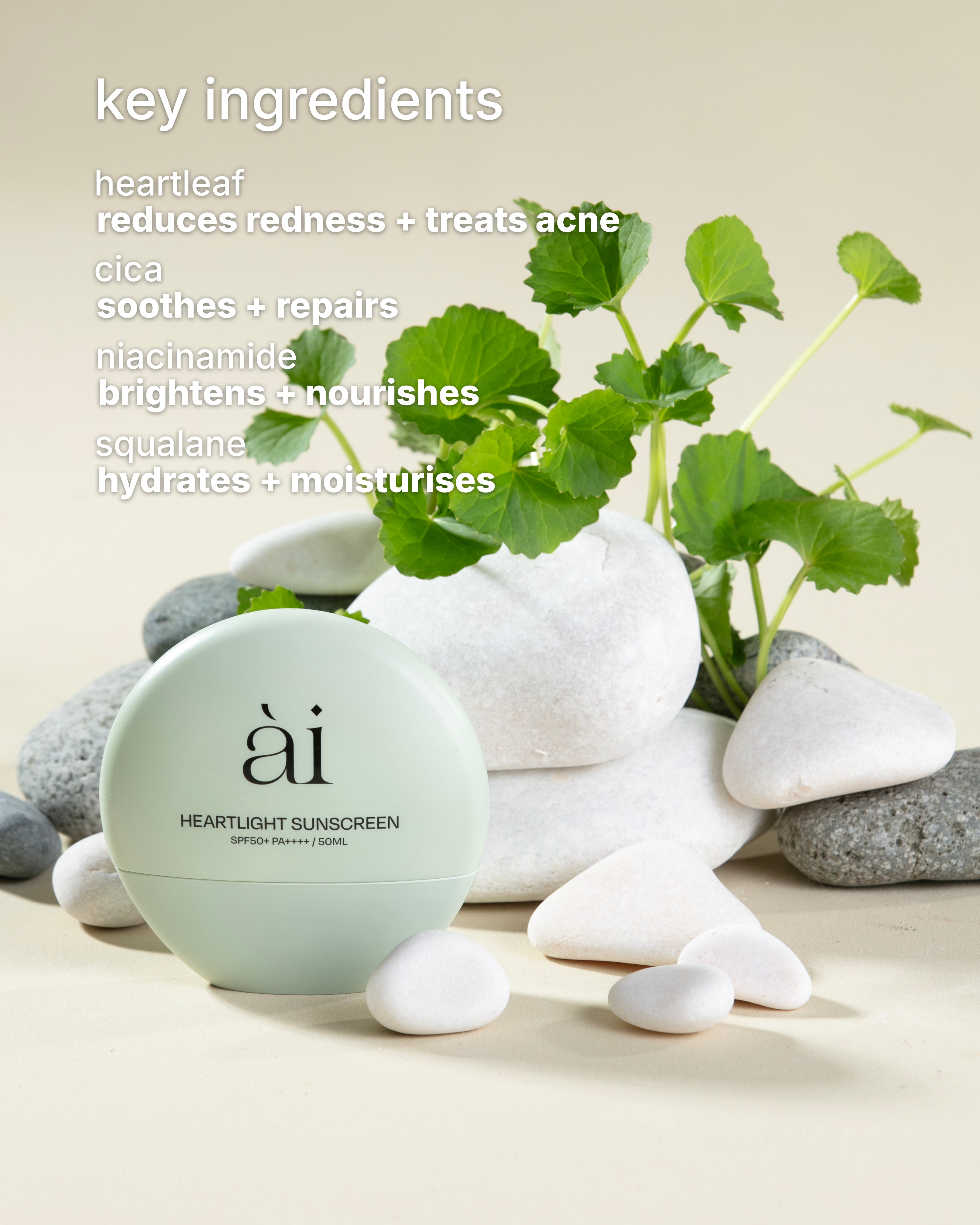 Heartlight Sunscreen SPF 50+ PA++++