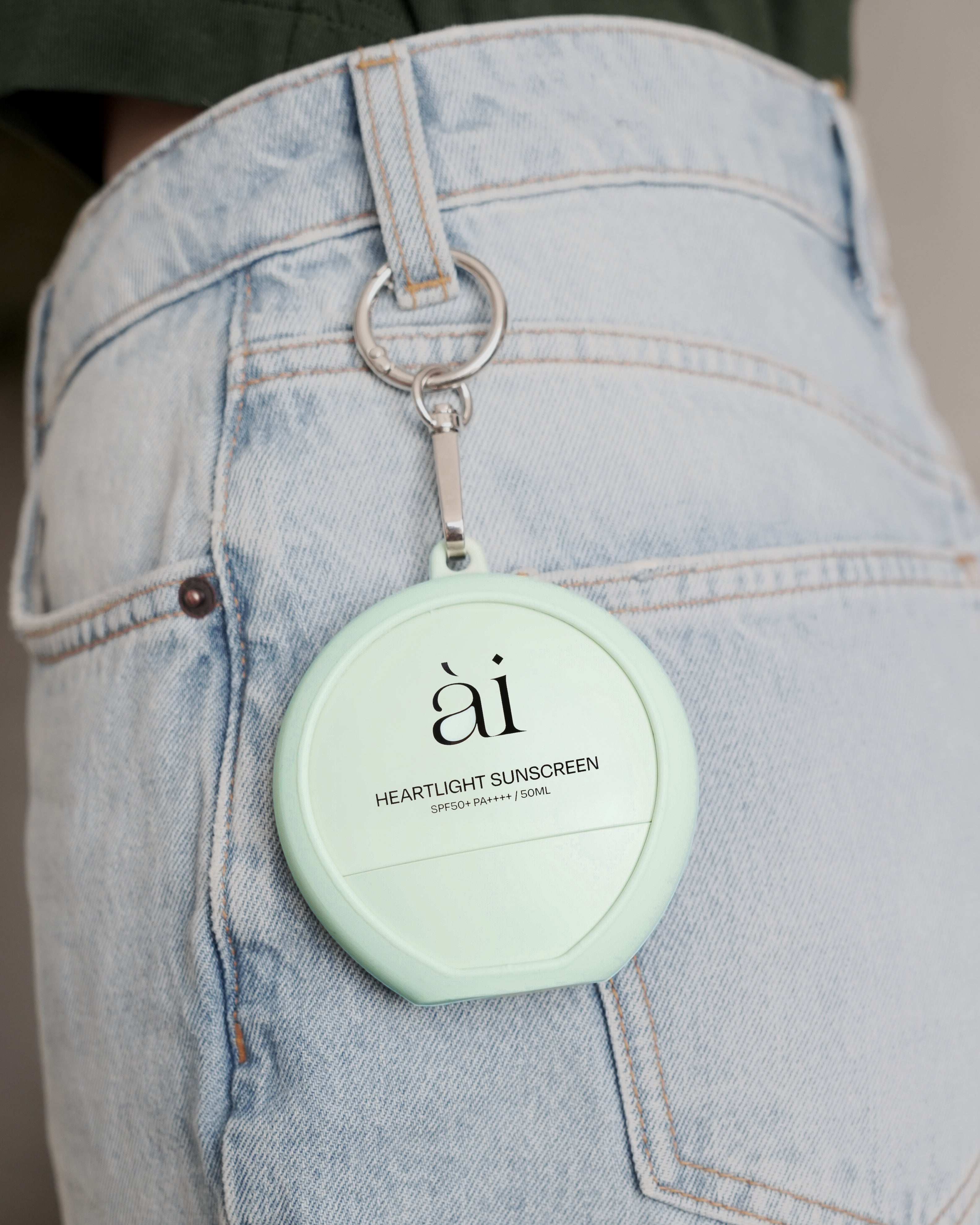 Heartlight Sunscreen + Keychain Holder Combo