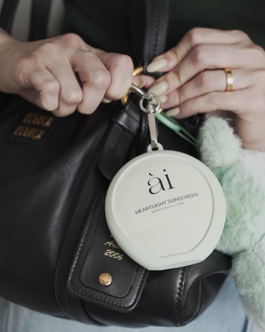 Heartlight Sunscreen + Keychain Holder Combo